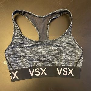 Black heathered VS sport bra